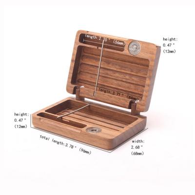 China Custom Wooden Humidor Wood Cigar Case (From Black Walnut Tree) for Best Gift Wholesale as China Manufacturer Cigar Accessories Cigar Case Wood for sale