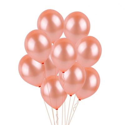 China Toy Amazon Hot Sale Birthday Party Promotional Latex Balloons 12 Inch Rose Gold Champagne Balloon (2.8g) for sale