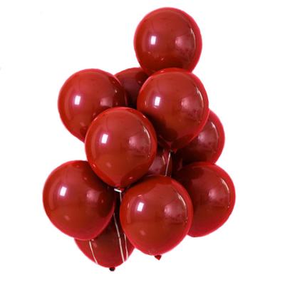 China Toy Red Party Balloons Promotional 10 Inch 50 PCs Latex Balloons Wedding Birthday Party Baby Shower Christmas Party Decorations for sale