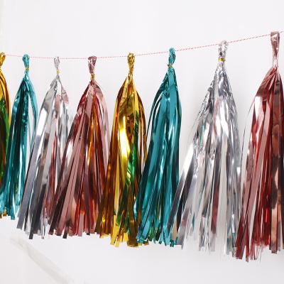 China Decoration 5 Pcs / Tassel Bobo Ball Accessories Party Supplies Bag Foil Tassel Decoration Balloon for sale