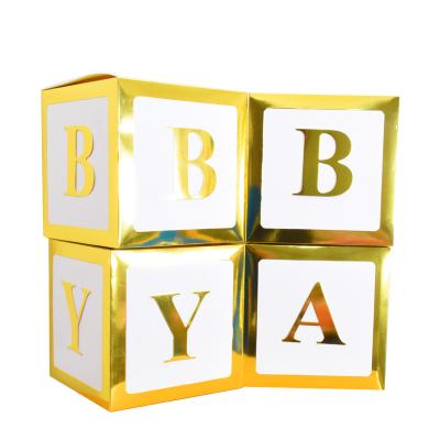 China Recycled Materials Baby Balloon Box Birthday Party Surprise Boxes Proposal Layout Love Box for sale