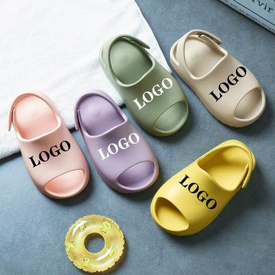 China 2021 Light Slippers Slides Custom Logo Women Yeezy Slippers Men Kids Color Yeezy Slipper Baby Slides Yeezy Mens Slides for sale