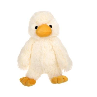 China Stocked Animal Shaped Plush Dog Toy Cute Duck Pet Toy Chew With Sound for sale