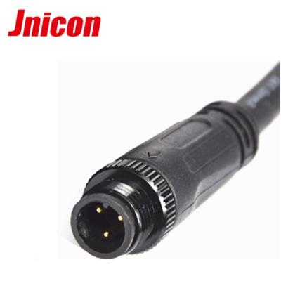 China audio & video m12 waterproof conduit socket ip68 3 pin push lock waterproof metal connector for sale