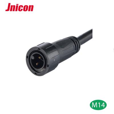 China 2 Automotive Pin 3 Pin 4 Pin Standardized Cable Connector M15 Male And Female Connector Molded for sale