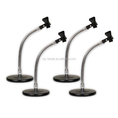 China Microphone Bracket Podium Microphone Stands and Mic Clips Gooseneck DJ Podcast Microphone Table Bracket for sale