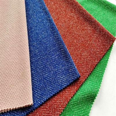 China 2022 DIMENSIONS Fancy Widely Used Polyester Rayon Dyed Loose Knitted Fabric for sale