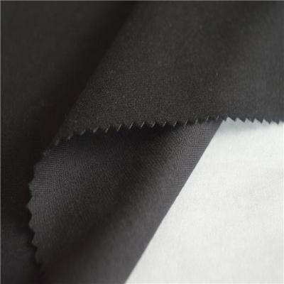 China Stretch Single Black 78% Polyester 18%Rayon 4% Spandex Best Selling Item Roma Knitting Fabric for sale