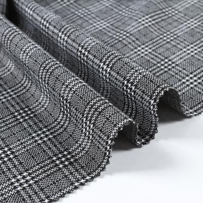 China Tear-Resistant Most Popular Products Knitted Spandex Polyester Rayon Yarn Dyed Stretch Jacquard Fabric for sale