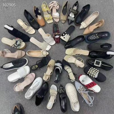 China Fashion Trend Bulk Wholesale Cheap Ladies Flat Slippers Rejects Sneakers Mixed Stock Shoes for sale