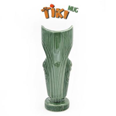 China Factory 2022 new cheap price viable custom green cocktail bar ceramic mug tiki mug for sale