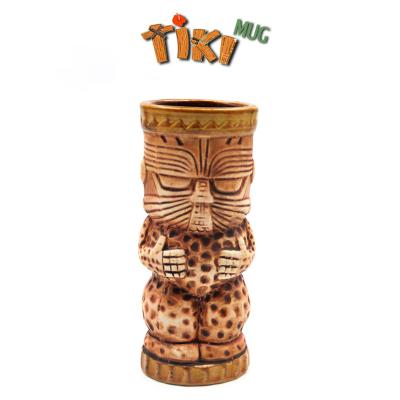 China Viable Wholesale High Quality Hawaii TIKI Mug Ceramic Totem Cocktail Bar Mugs for sale