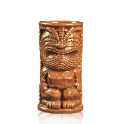 China Viable Price Cheap Quality Guaranteed TiKi Mugs Ceramic Hawaiian Cocktail Mug For Bar for sale