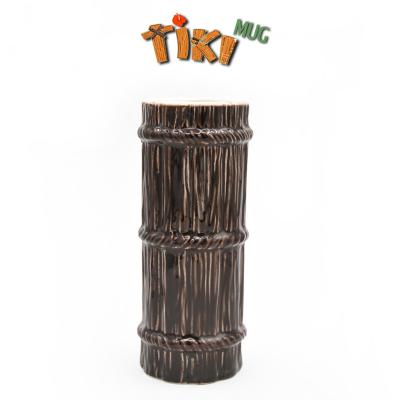 China Customized High Quality Viable Custom Ceramic Tiki Cups Porcelain Mugs For Drinkware for sale