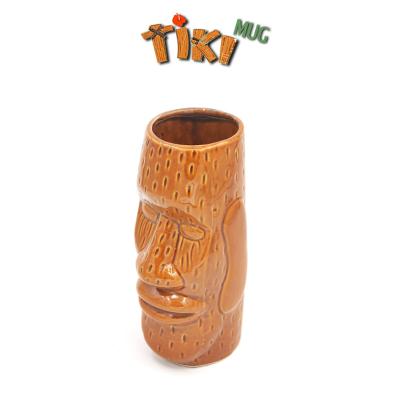 China Elegant Porcelain Tiki Mugs With Coffee Mugs Viable Wholesale Customization Ceramic for sale