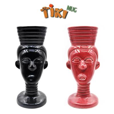 China Custom Made Top Quality Tiki Mugs For Creative Gift Ceramic Newcomer Viable Support for sale