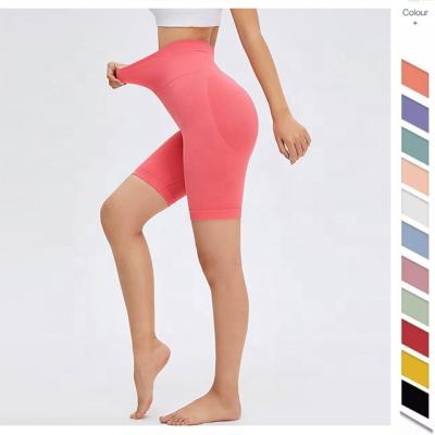 China Breathable Custom High Waist Activewear Yoga Tight Workout Lady Alphalete Women Fitness Butt Crack! crack! legging shorts for sale