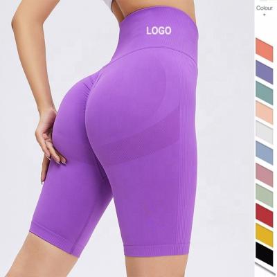 China Lady Alphalete Tiktok Women Breathable Custom High Waist Yoga Workout Tight Fitness Activewear Butt Crack! crack! legging shorts for sale