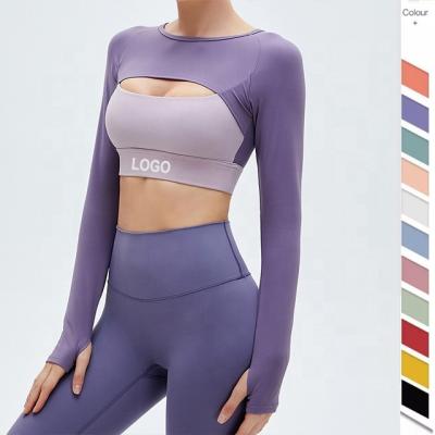 China Breathable Gym Fitness Sets Workout Clothes Sports Bra Wear Yoga Leggings Gym Clothes 3 PieceSeamless Yoga Set for sale