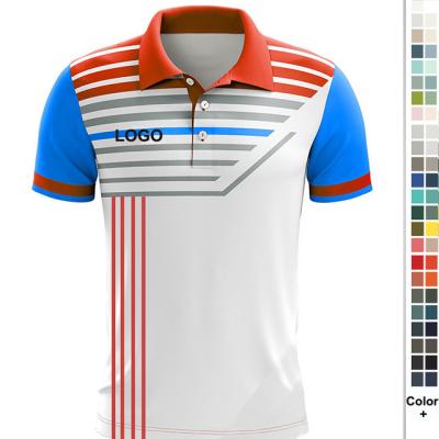 China Custom Office Uniform Design Anti-wrinkle Tank Top Pique Cotton High Quality Polyester Embroider Polo Shirts Sublimation Printed Golf Mens for sale