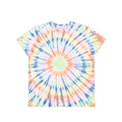 China China Factory Hot Sale Anti-Wrinkle Tie Dye Cotton Unisex 100% White T-Shirt Tie Dye for sale