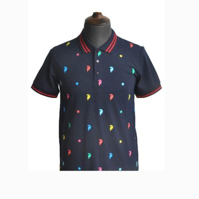 China YOUNG MEN'S GOLF COTTON FABRIC CUSTOM DESIGN PRINT WITH MULTI COLOR FOR POLO T-SHIRT for sale