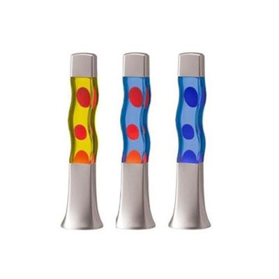 China New Design Color Cylindrical Wax Lava Lamp Modern Custom Electroplating Liquid Floating Motion for sale