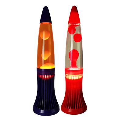 China China Wholesale Goldmore Wax Black Aluminum Lava Lamp Mini Table Lava Lamp 13.5 Inch Float Clear Liquid Base for sale