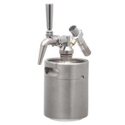 China Beer Wholesale 64oz Nitro Cold Brew Mini Stainless Steel Beer Keg For Sale for sale