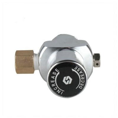 China Home Brew High Quality Draft Beer Charger Mini Co 2 Beer Gas Regulator For Carbonation With 60psi Gauge for sale