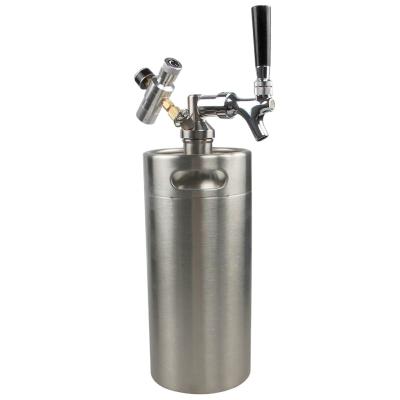 China Mini Eco-friendly Portable 4 Liter Beer Shaker With CO2 Dispenser for sale