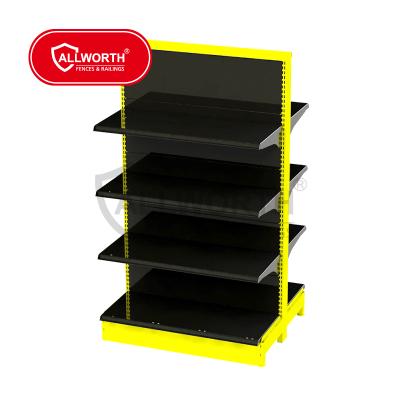 China Single Sided Wire Metal Supermarket Rack Supermarket Shelves, Supermarket Shelving for sale