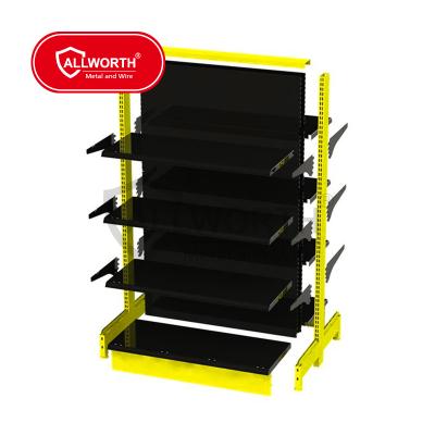 China Single Sided Pharmacy Display Double Sided Supermarket Shelf for sale