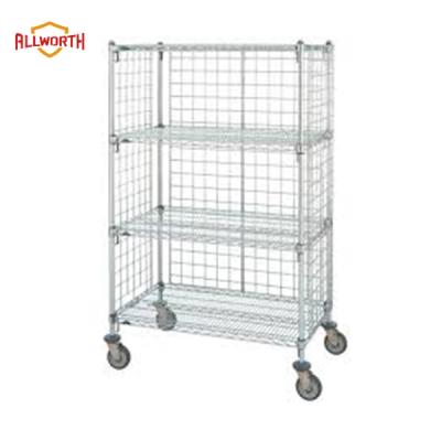 China 2016 Sustainable New Products Subway Household Shelf Truck With Fence for sale