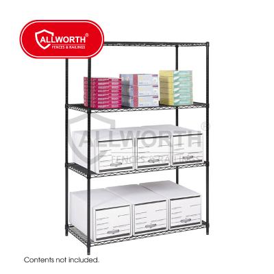 China Sustainable Home Storage NSF Chrome Wire Shelving Unit for sale