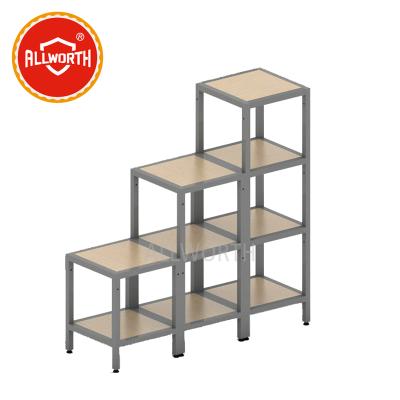 China Fashion High End Single Sided Children Clothes Wooden Display Rack / Wooden Performance Rack for sale