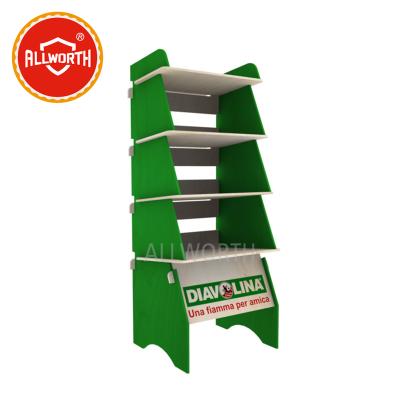 China Excellent hanging fashion bakery wooden display stand/store wooden fixture for sale