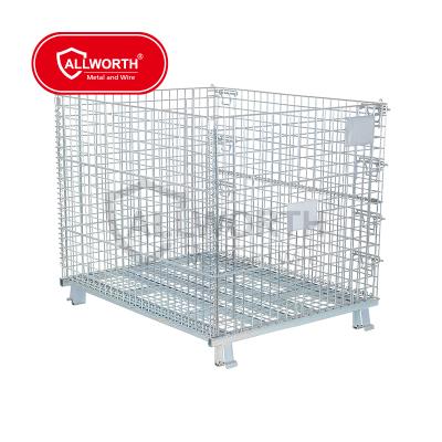 China 3-5years Logistics Equipment Warehouse Collapsible Metal Cage for sale