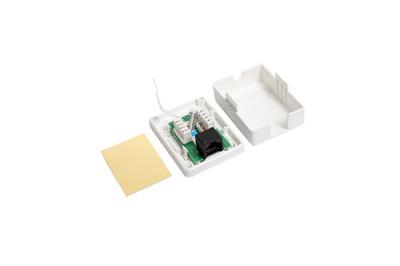 China Wall Mounted RJ45 Network Keystone Jack for Single Port Surface Mount Box YH7015 for sale