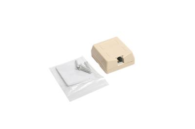 China Networking RJ11 Wall Outlet Surface Mount Box With US Jack Phone Output YH7109 for sale