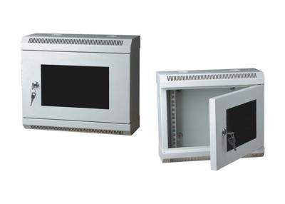 China 10 Inch Small Wall-Mount Network Server Cabinet With Glass Door YH2007 for sale