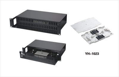 China Dauerhafter Hafen 2U der Faser-Optikschalttafel-48 Sc-Duplex-Adapter für Telekommunikations-Netz YH1013 zu verkaufen