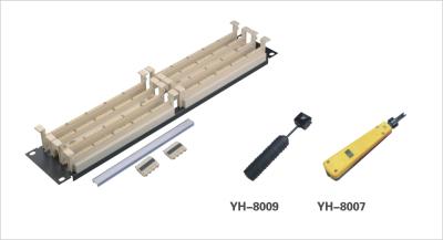 China Etherne Fiber Optic Patch Panel / 110 Patch Panel for 110 Blocking Cross Connect System YH4022 for sale