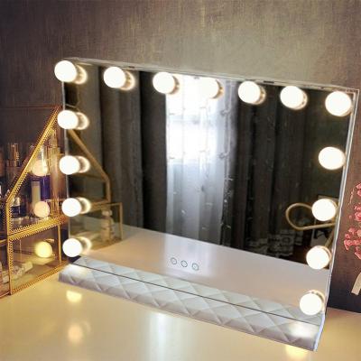 China Wholesale professional supplier hollywood style lighted led vanity mirrors with lights for sale