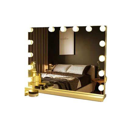 China Manufacturers supply direct lighted makeup table hollywood vanity mirror with led lights for sale