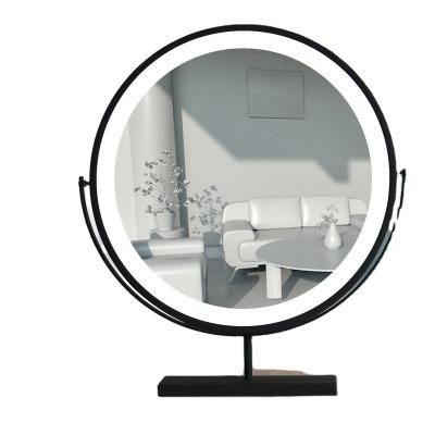 China Fashionable Lighted LED Mirror Vanity Table With Mirror Color Changing Hollywood Makeup Mirror for sale