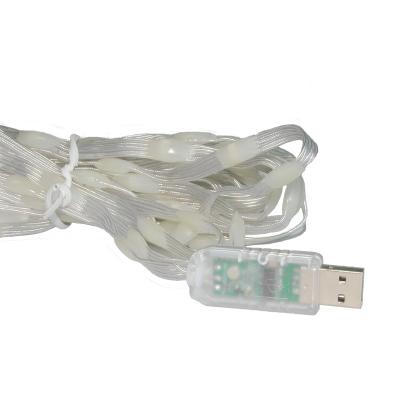 China High Quality Custom Cuttable USB Connected Multi Mode Control Smart LED Strip Light RGB Waterproof Copper Wiring String Light for sale