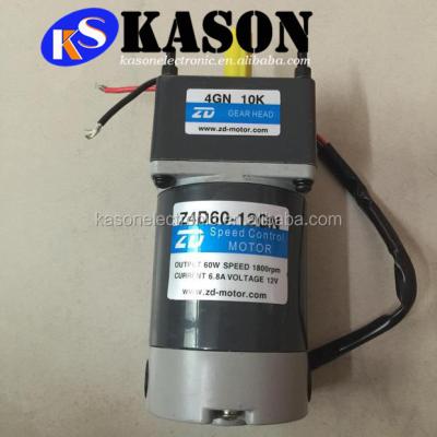 China D4D60-12GN 12V 24v 90v Best Quality D4D60-12GN Square Bumper Motor 90W 24V Car Motor Machine Man Motor for sale