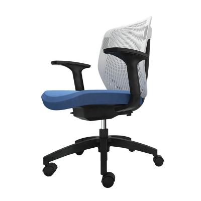 China Project PP Adjustable Hardback Modern White Office (Height) Office Chairs Wholesale Supply for sale