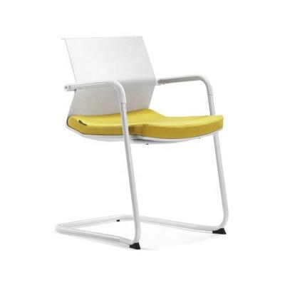 China Stable Commercial Furniture GS-G1761 Ergonomic Plastic Back Frame Cantilever Visitor Chair For Mulit-purpose Occasions for sale